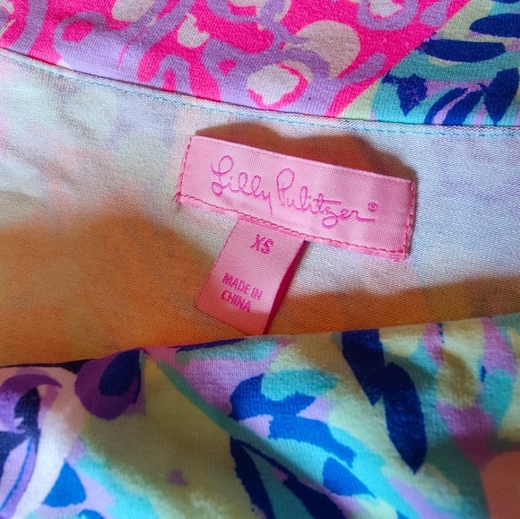 XS Lilly Pulitzer Trisha dress in all that she wants multi color print - Picture 4 of 5